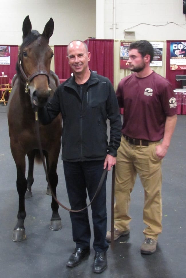 John Floren and Preferred's Corey Slate with $320,000 co-session topper The Ice Dutchess | Dave Briggs