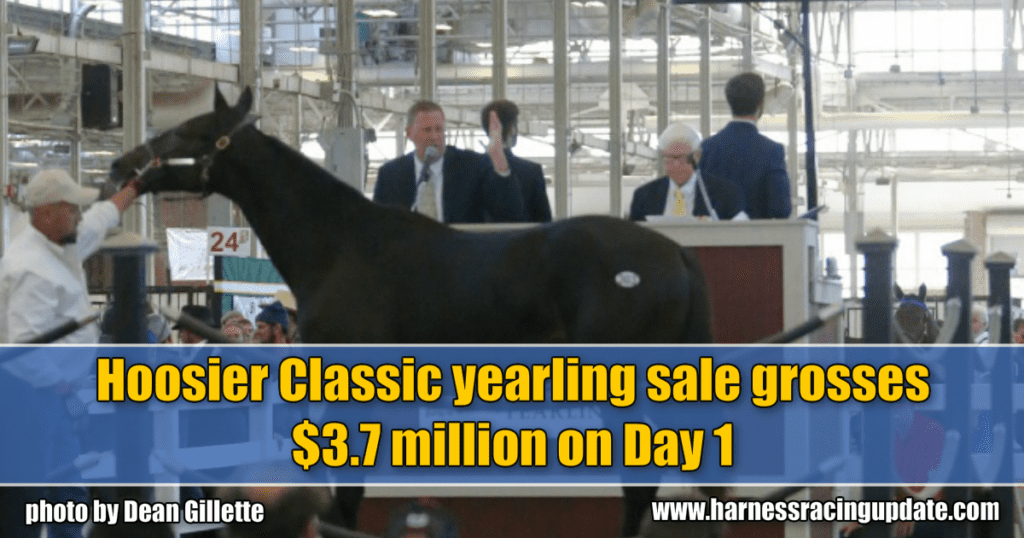 Hoosier Classic yearling sale grosses $3.7 million on Day 1