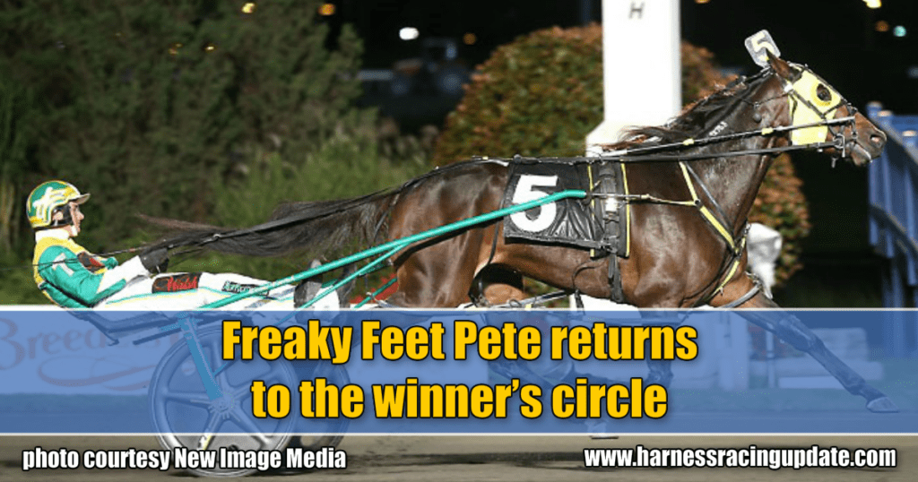 Freaky Feet Pete returns to the winner’s circle