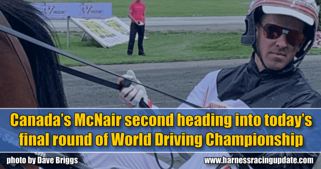 Canada’s McNair second heading into today’s final round of World Driving Championship