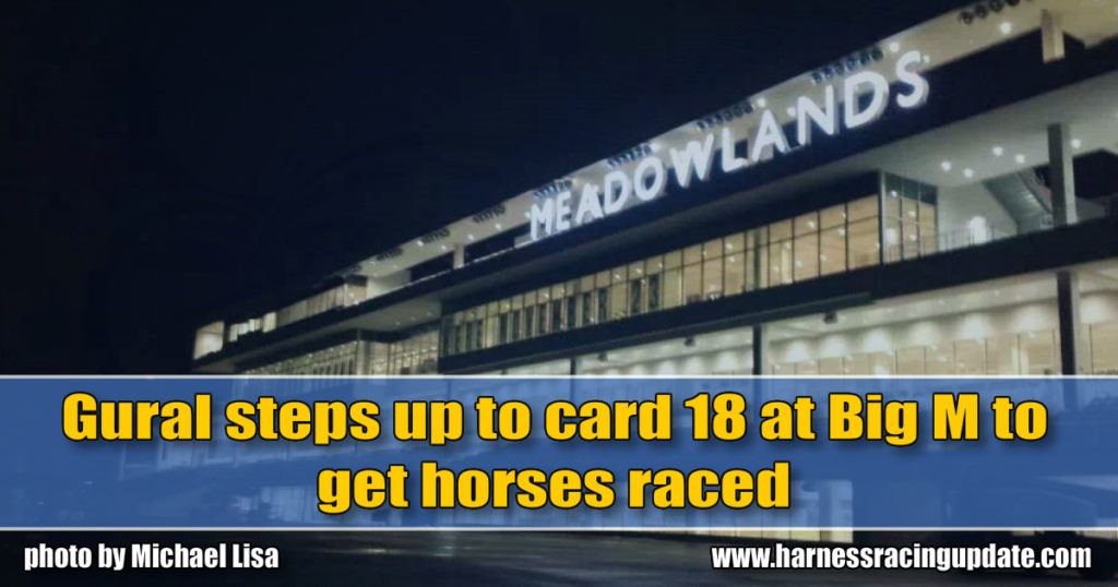 Gural steps up to card 18 at Big M to get horses raced