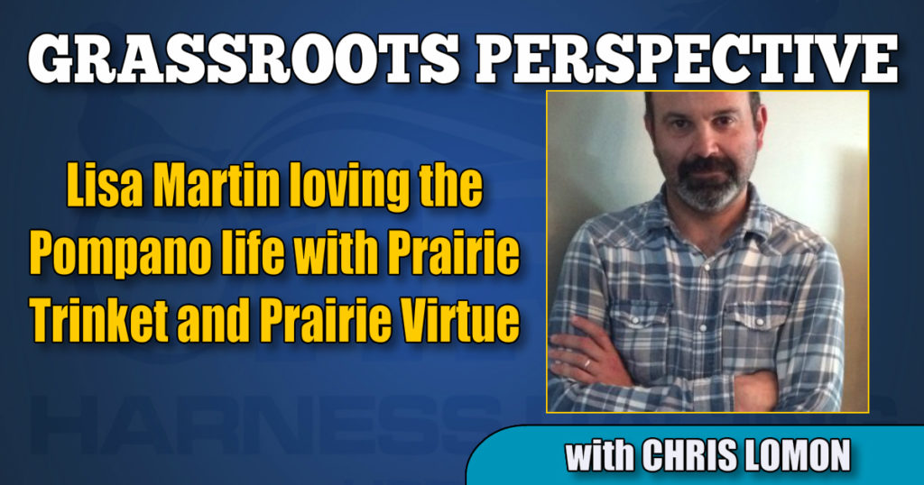 Lisa Martin loving the Pompano life with Prairie Trinket and Prairie Virtue