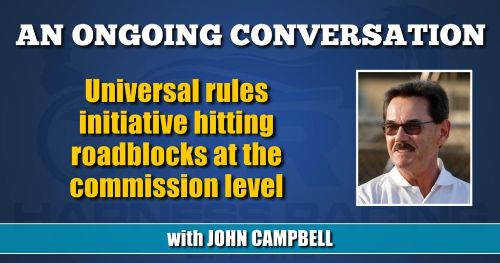Universal rules initiative hitting roadblocks at the commission level