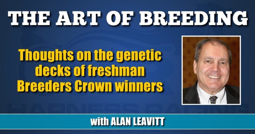 Thoughts on the genetic decks of freshman Breeders Crown winners