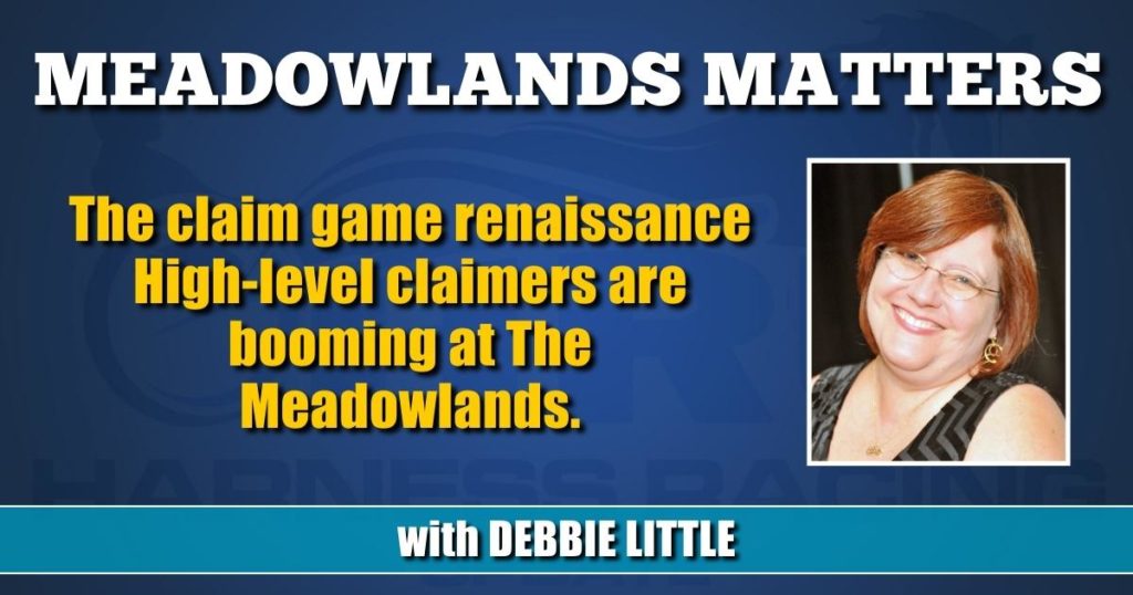 The claim game renaissance High-level claimers are booming at The Meadowlands.