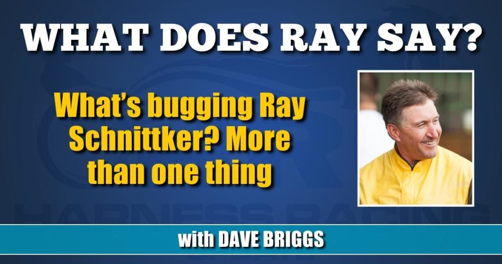 What’s bugging Ray Schnittker? More than one thing