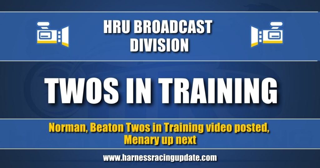 Norman, Beaton Twos in Training video posted, Menary up next