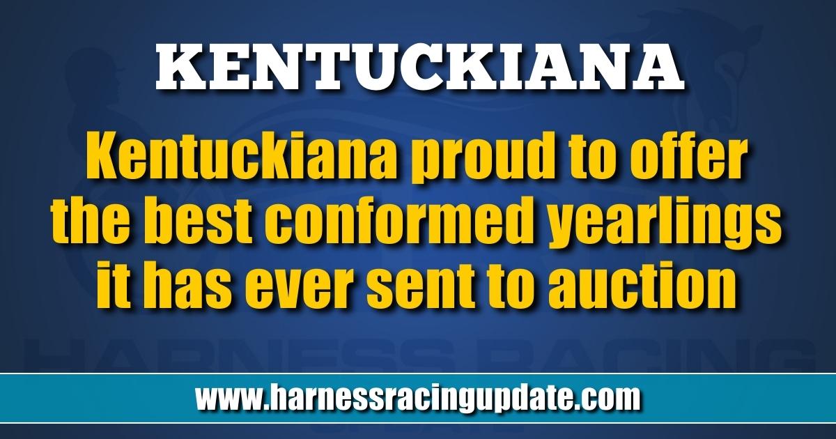 Kentuckiana proud to offer the best conformed yearlings it has ever