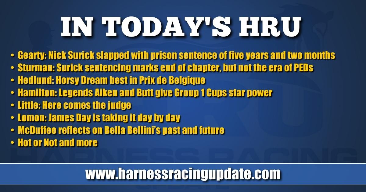 In Today's HRU (2023-01-20) - Harness Racing Update