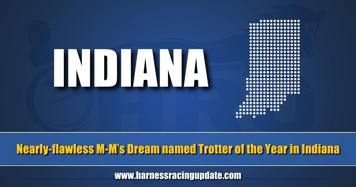 Nearly-flawless M-M's Dream named Trotter of the Year in Indiana