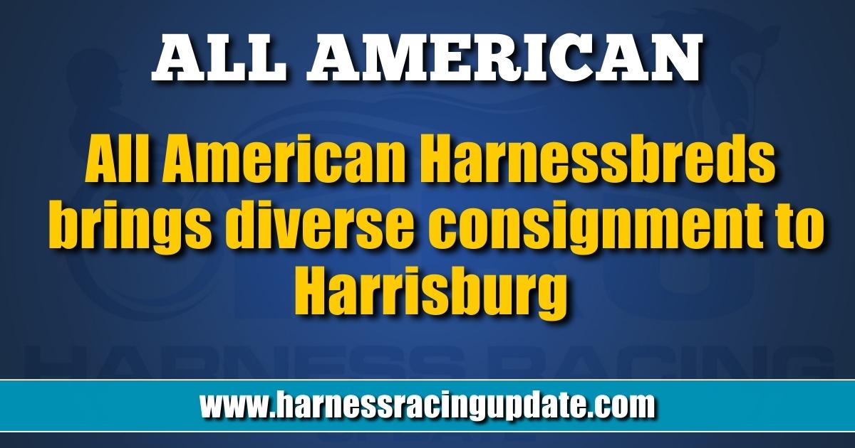 All American Harnessbreds brings diverse consignment to Harrisburg Harness Racing Update