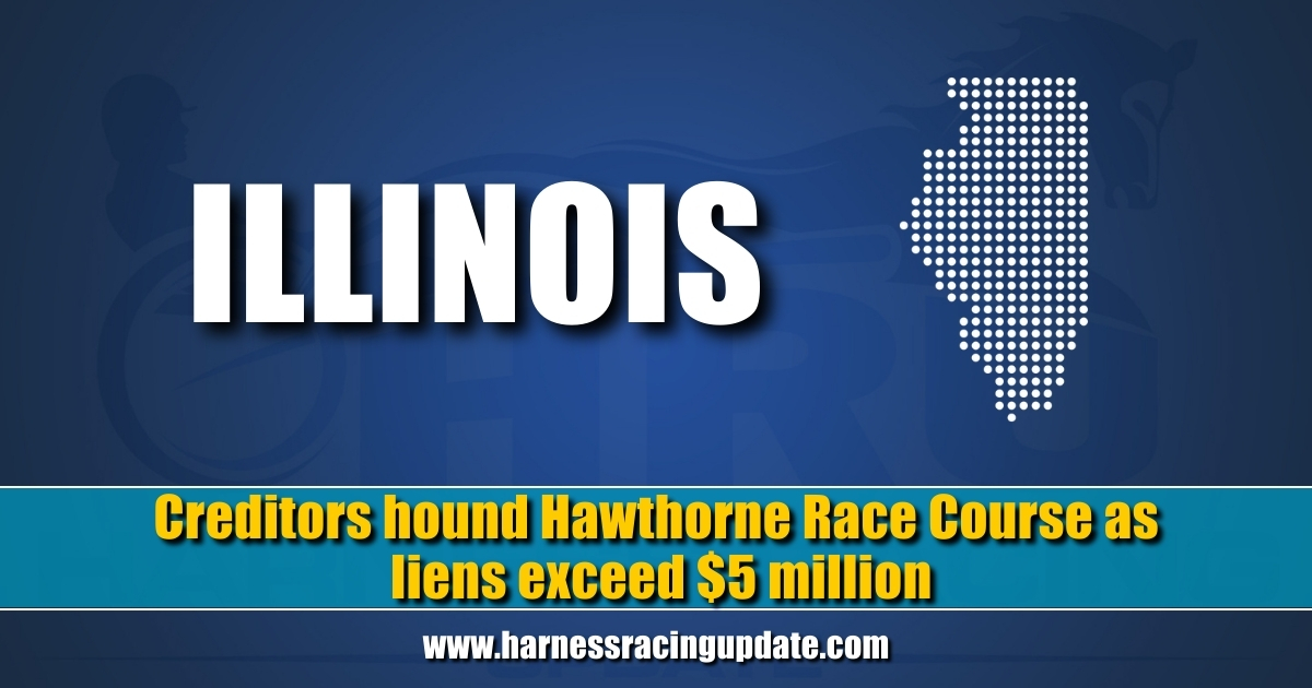 Creditors hound Hawthorne Race Course as liens exceed  million