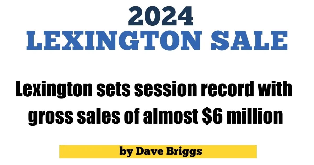 Lexington sets session record with gross sales of almost  million