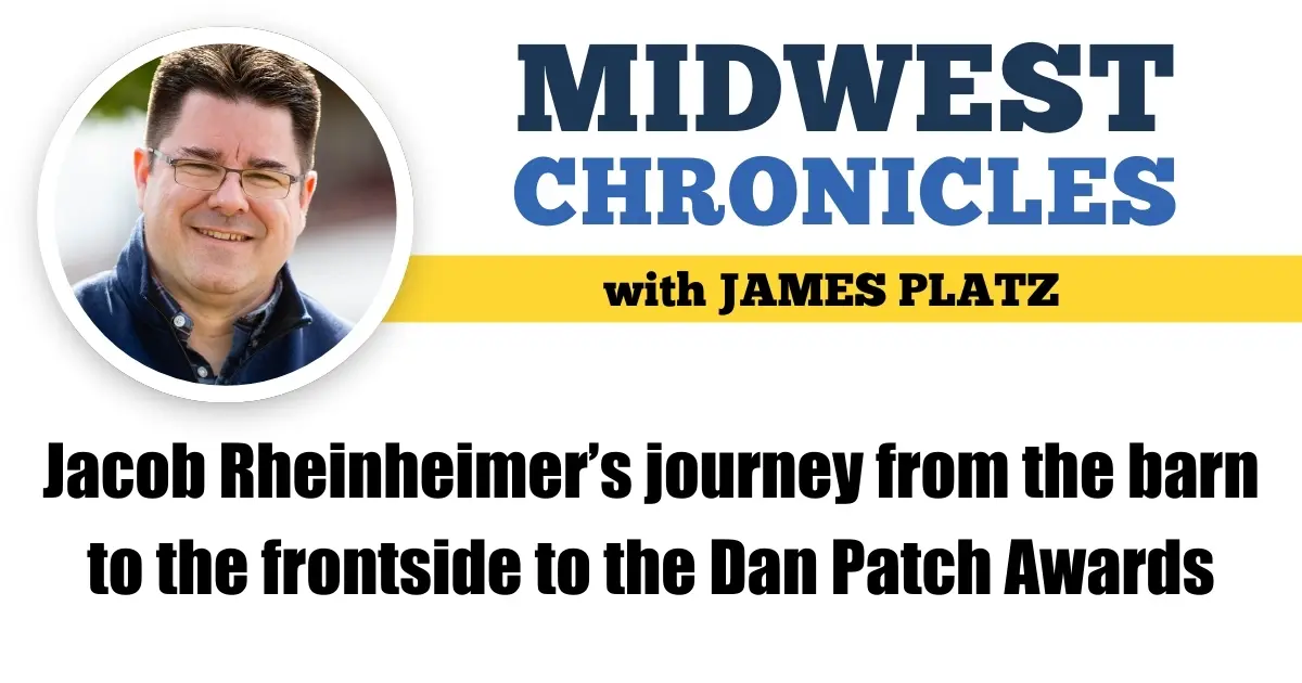 Jacob Rheinheimer’s journey from the barn to the frontside to the Dan Patch Awards