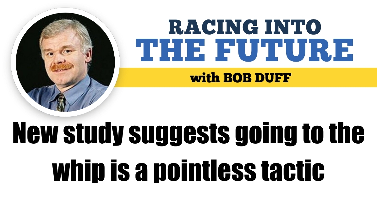 New study suggests going to the whip is a pointless tactic - Harness ...