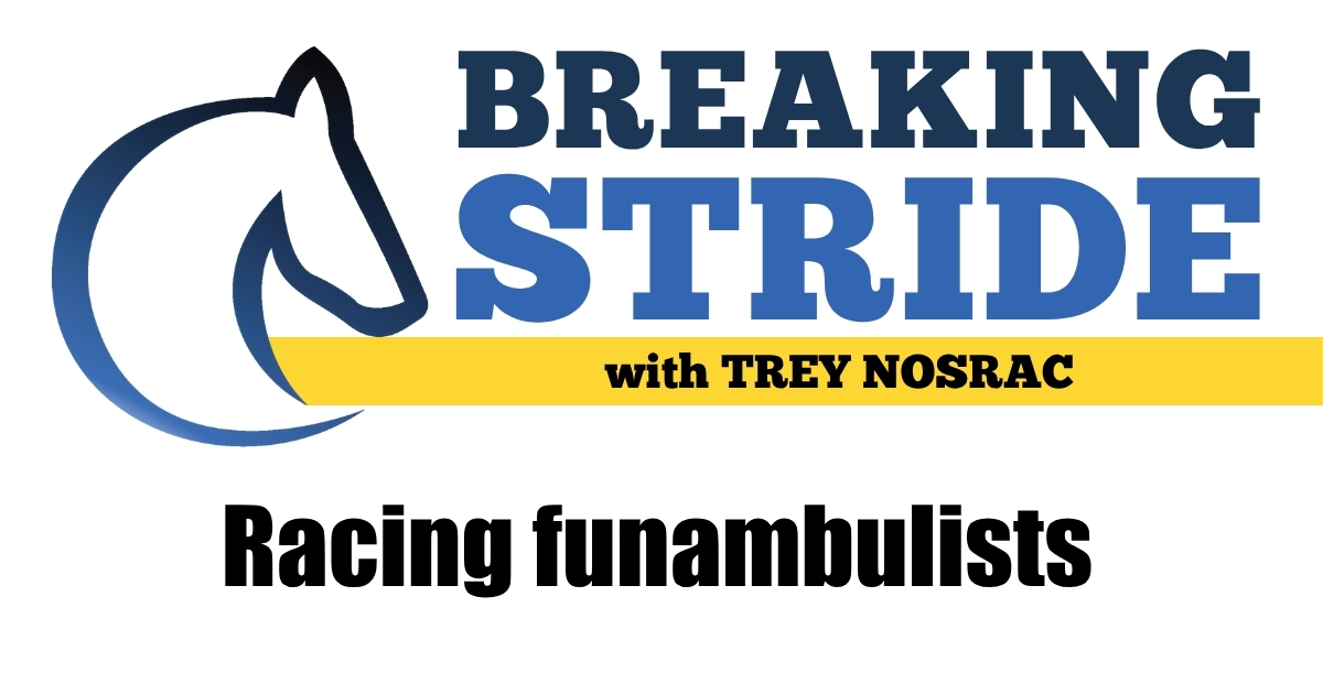 Racing funambulists
