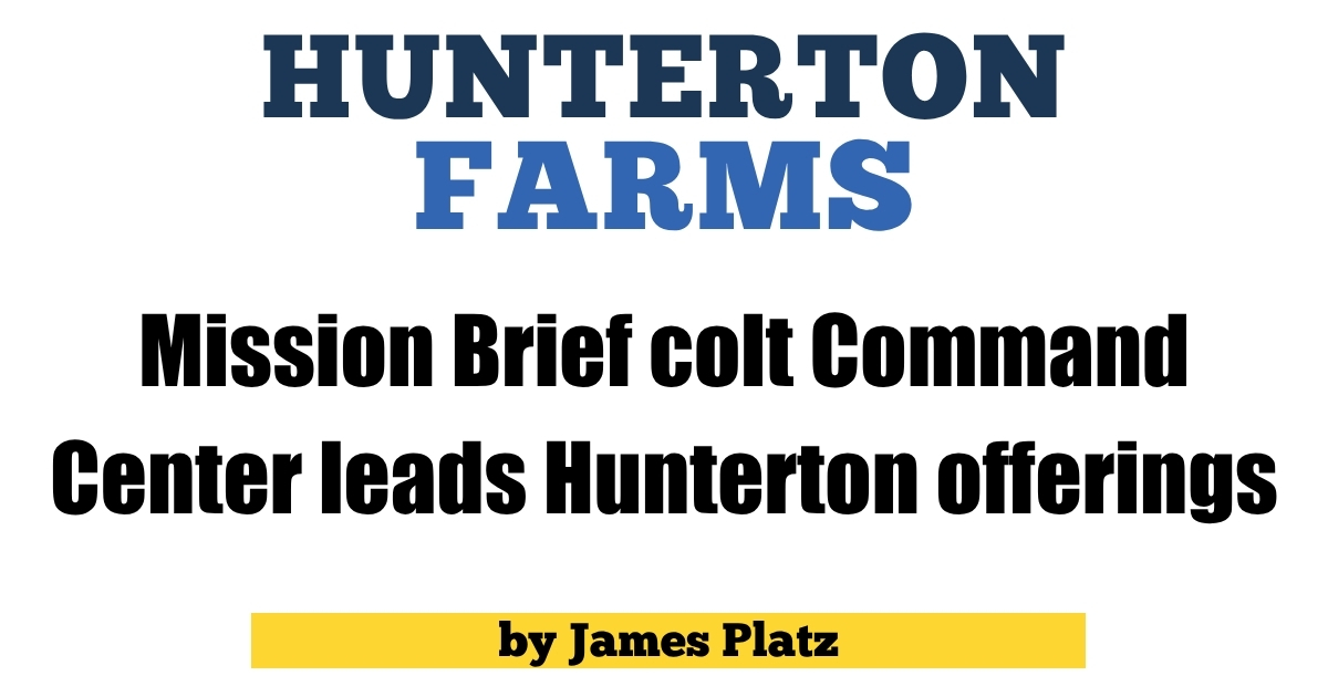 Mission Brief colt Command Center leads Hunterton offerings