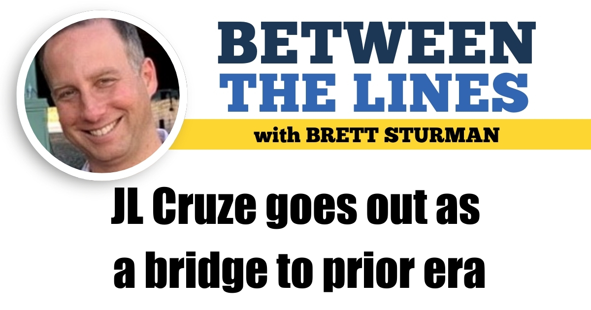 JL Cruze goes out as a bridge to prior era