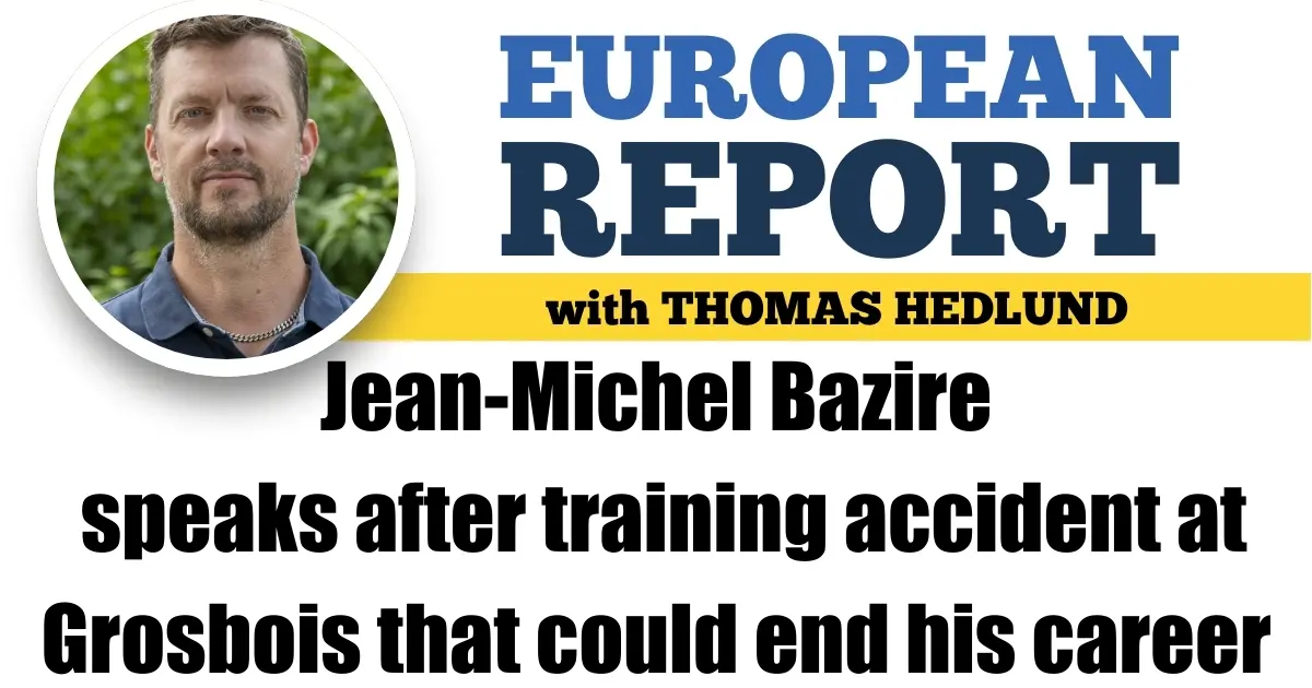 Jean-Michel Bazire speaks after training accident at Grosbois that could end his career