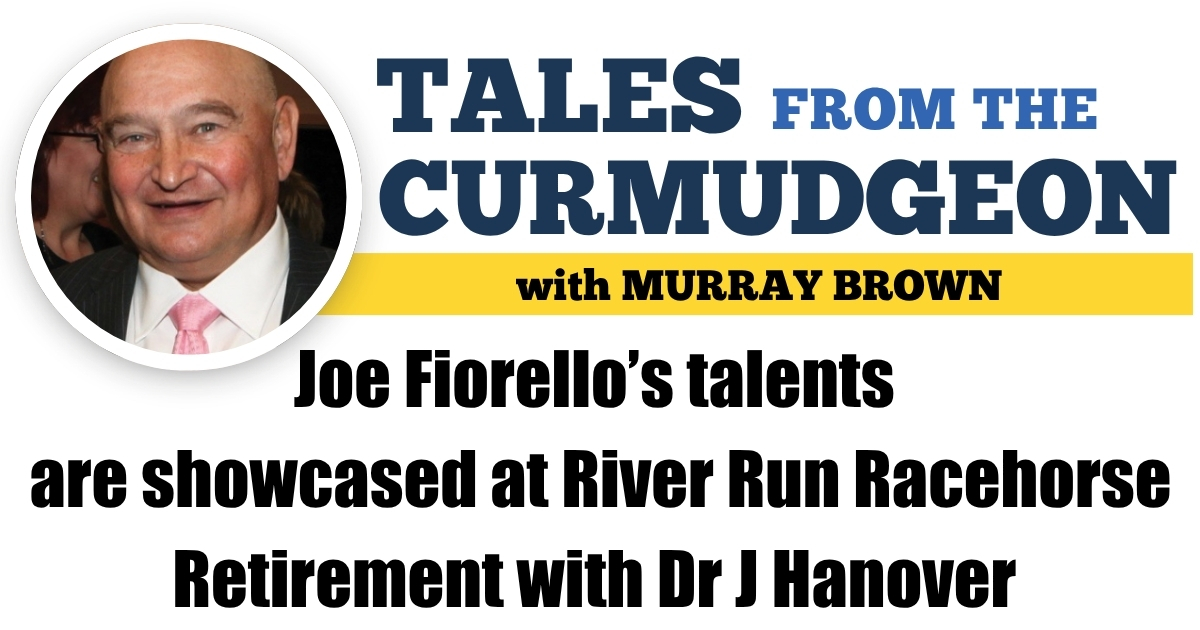 Joe Fiorello’s talents are showcased at River Run Racehorse Retirement with Dr J Hanover