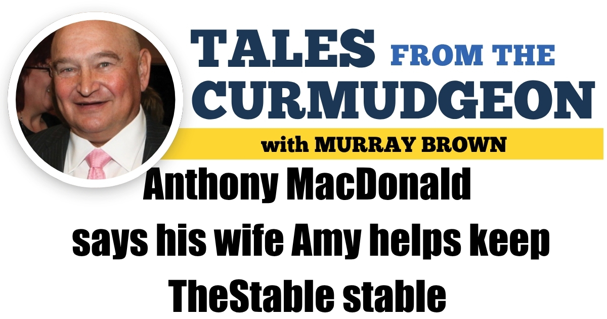 Anthony MacDonald says his wife Amy helps keep TheStable stable
